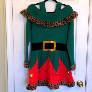 NWT Holiday Sweater Dress Off the Shoulder and Straps, Really Cute 🥰!